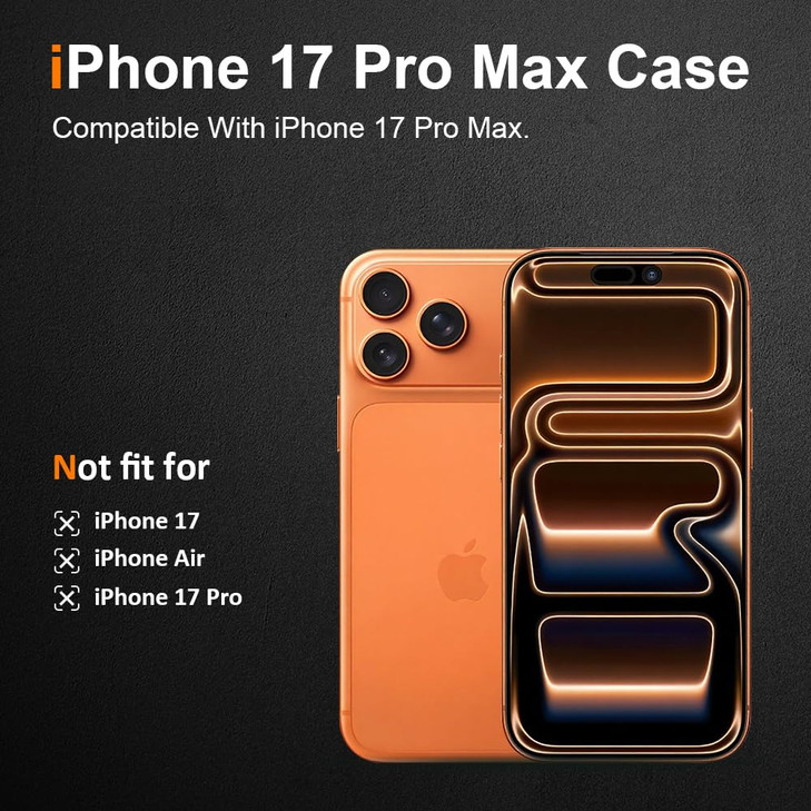 Silicone Clear for Apple iPhone 17 Pro Max Case Soft SlimFit Transparent TPU Silicone Apple iPhone 17 Pro Max Phone Case