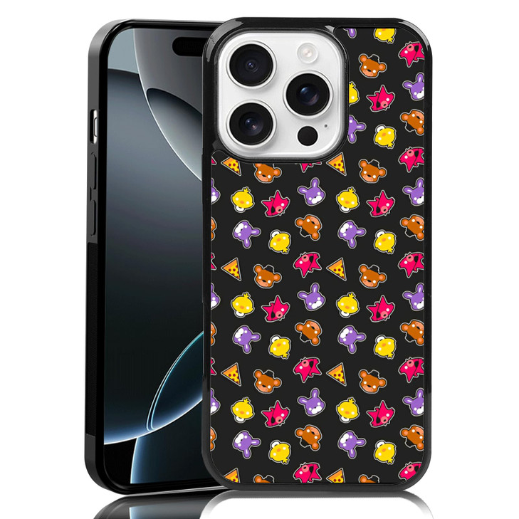 MMYAJT Cute Cartoon Bear and Foxy Phone Case Fit for iPhone 16 Pro TPU Shockproof Protective iPhone Case FNAF Five Night