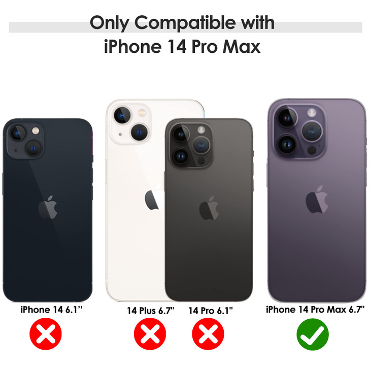 LOHASIC Compatible with MagSafe for iPhone 14 Pro Max Case 2022 Classy Leather Magnets Soft Back Cover Shockproof Protec