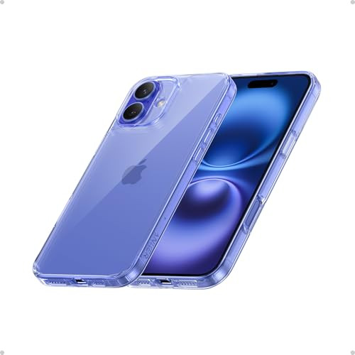 Anker Clear Phone Case for iPhone 16 Plus AntiYellowing UltraSlim and Durable Protective Cover Compatible with Wireless