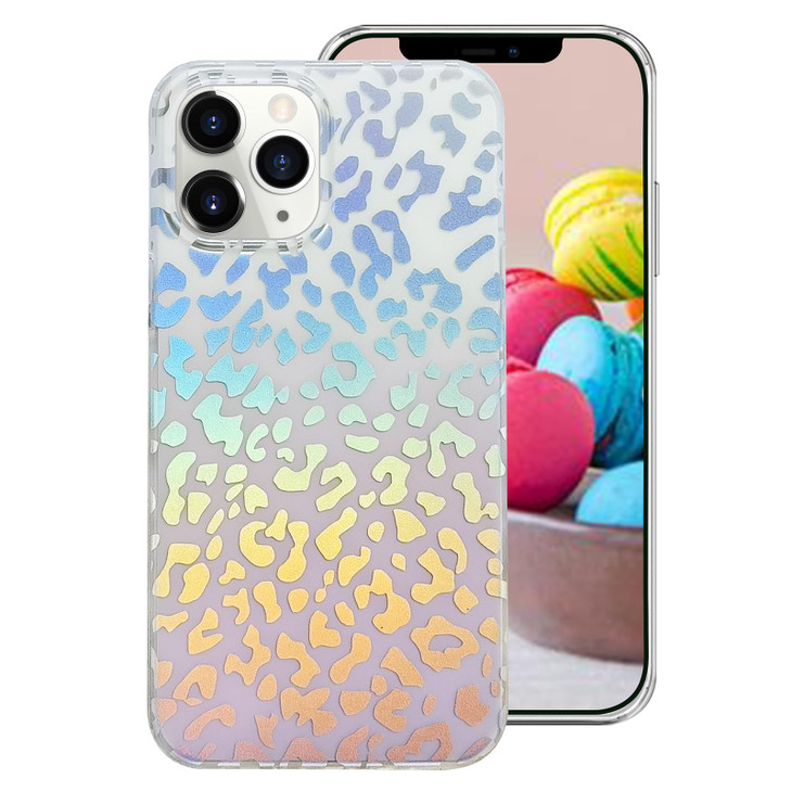Omorro Compatible with iPhone 16 Pro Max Leopard Case for Women Luxury Glitter Leopard Cheetah Print Designed Colorful L