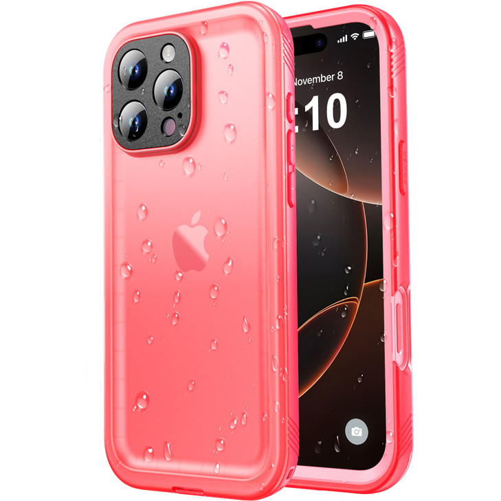 SPORTLINK Waterproof Case for iPhone 16 Pro Max Shockproof Dustproof Builtin Screen Protector Full Body Sealed Heavy Dut