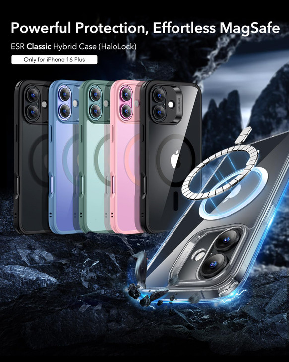 ESR for iPhone 16 Plus Case Compatible with MagSafe Shockproof MilitaryGrade Protection Magnetic Phone Case for iPhone 1