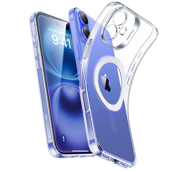 ESR for iPhone 16 Case Compatible with MagSafe Camera Protection Shockproof Thin Cover Resists Yellowing and Scratches M