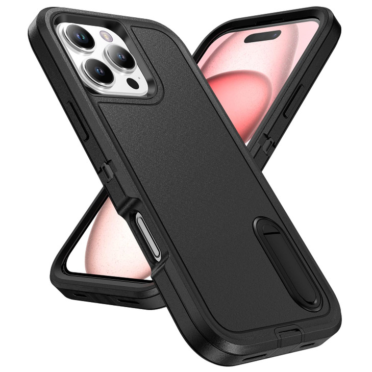 IDweel for iPhone 16 Pro Max Case with StandHeavy Duty Protection Shockproof AntiScratch Slim Lightweight Protective Stu