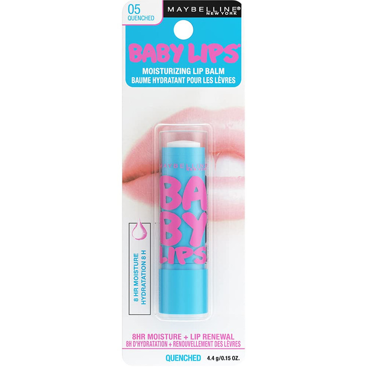 Maybelline Baby Lips Moisturizing Lip Balm Quenched, 0.15 Ounce