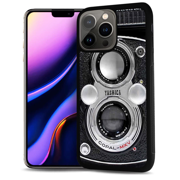 for iPhone 16 Pro Durable Protective Soft Back Case Phone Cover HOT12019 Old Camera