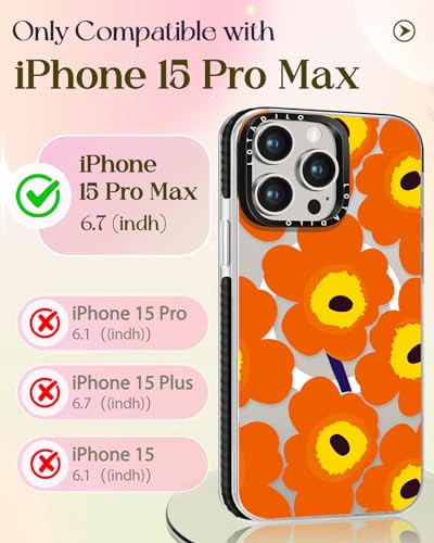 Lotadilo for iPhone 15 Pro Max Case for Women Cute Kawaii Design Girls Compatible with Magsafe Magnetic Ring Holder Stan