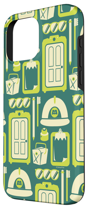 iPhone 16 Pro Max Disney Pixar Monsters Inc Patterned Green Doors Case