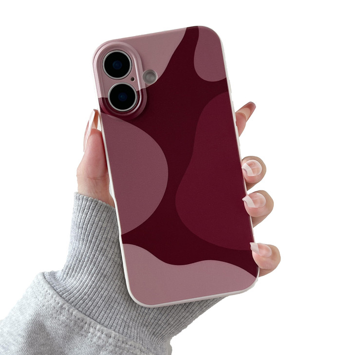 DEFBSC Case for iPhone 16 Plus Case Art Design Cute Aesthetic Print Soft TPU Full Camera Protection Shockproof Cover Sli