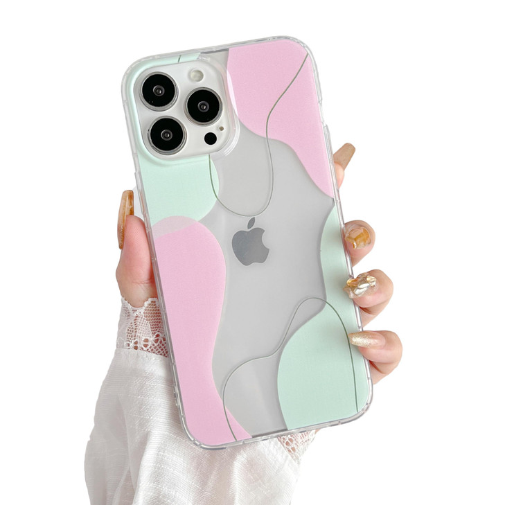 DEFBSC Compatible with iPhone 16 Pro Max Case Soft Shaped Art Design with Builtin Bumper Protective Phone Case Cute Slim
