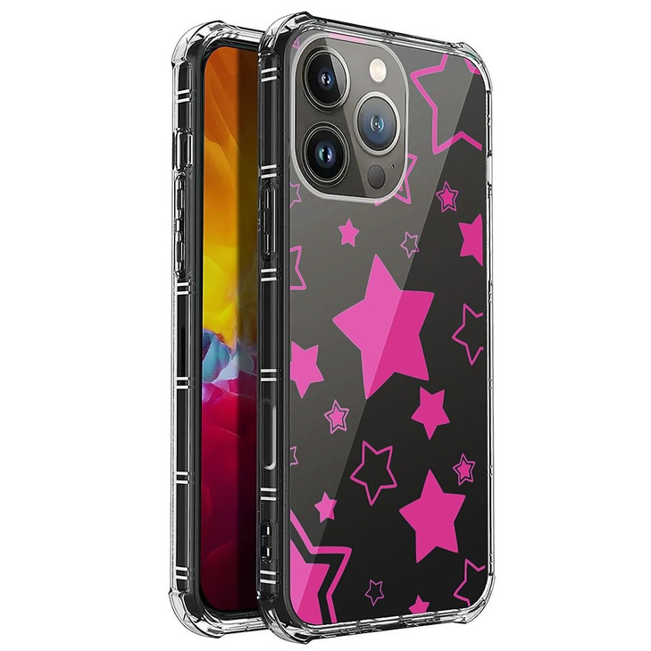 Yuning419 Compatible with iPhone 16 Pro Max CaseSoft TPU Transparent Shockproof Protective Cover Clear Case for iPhone 1