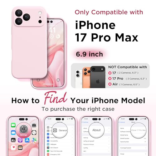 GolbinBox Magnetic for iPhone 17 Pro Max Case Compatible with MagSafe Full Camera Protection Screen Protector Silicone S