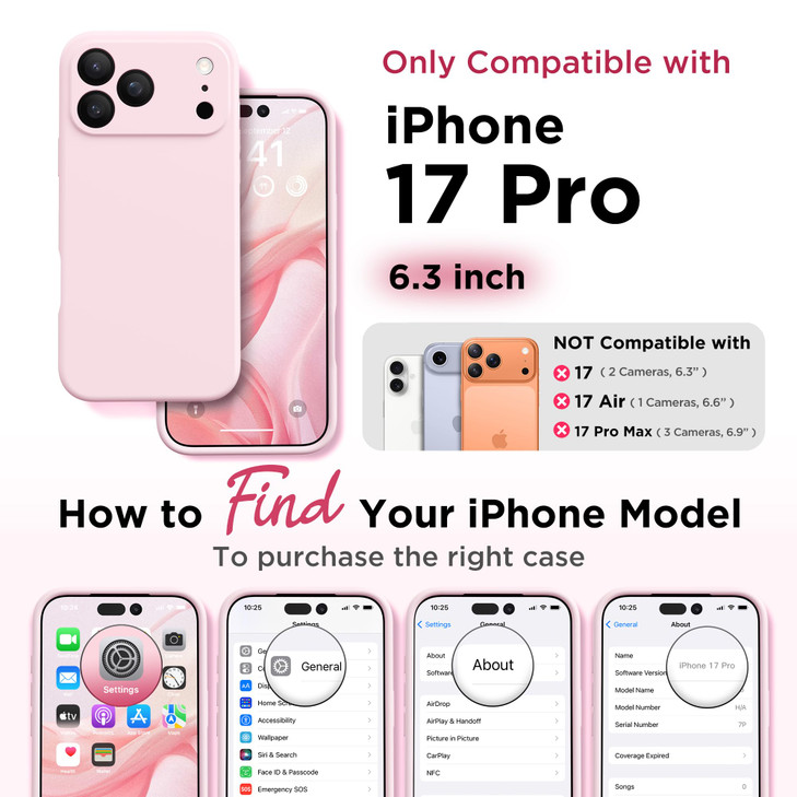 GolbinBox Magnetic for iPhone 17 Pro Case Compatible with MagSafe Full Camera Protection Screen Protector Silicone Shock