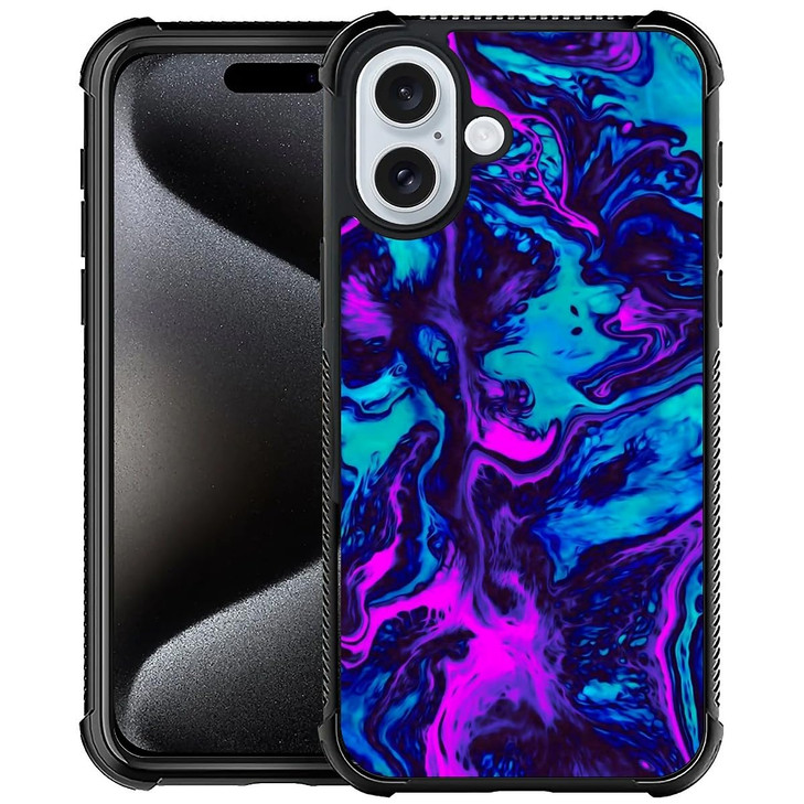 ZHEGAILIAN Compatible with iPhone 16 CaseNonSlip Soft TPU Bumper Four Corner Reinforced Shockproof Protective Case Compa