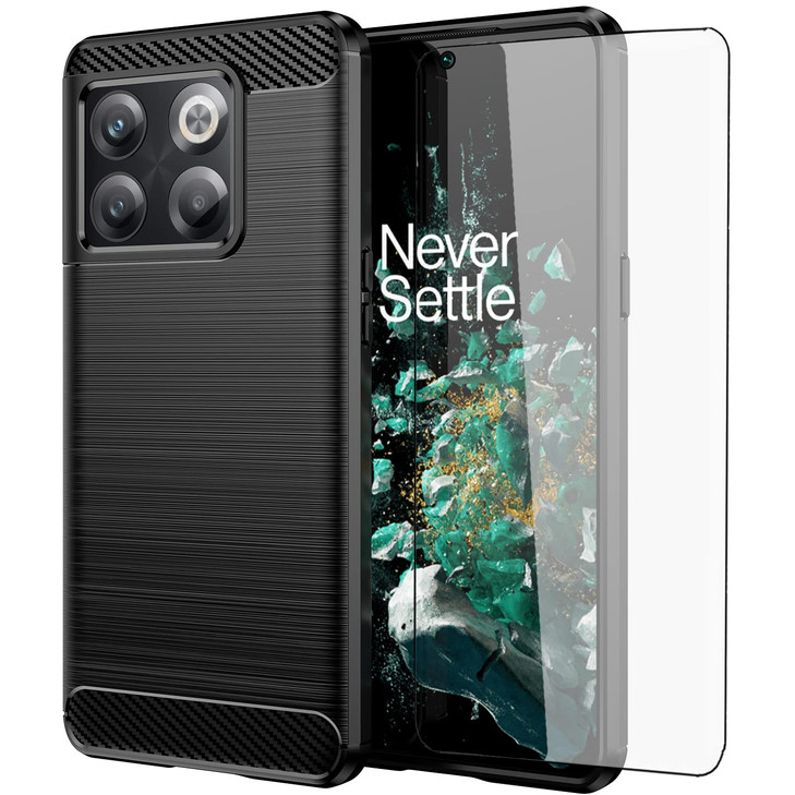 Asuwish Phone Case for OnePlus 10T 5GOne Plus Ace Pro with Tempered Glass Screen Protector Cover and Slim Accessories Si