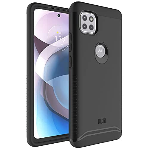 TUDIA DualShield Designed for Motorola One 5G ACE Phone Case 2021 Merge Shockproof Military Grade Dual Layer Tough Slim