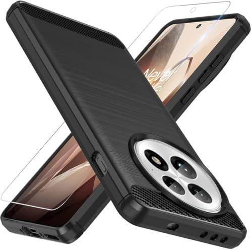 Osophter for Oneplus 13 Case with Screen Protector ShockAbsorption Flexible TPU Rubber Protective Cover for Oneplus 13 5