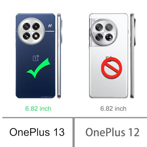 Osophter for Oneplus 13 Case with Screen Protector ShockAbsorption Flexible TPU Rubber Protective Cover for Oneplus 13 5