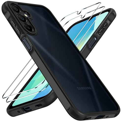 ivoler 3in1 Case for Samsung Galaxy A16 5G with 2 Pack Tempered Glass Screen Protector Military Grade Protection Matte T