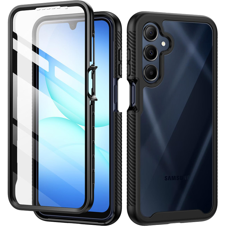 seacosmo Designed for Samsung Galaxy A17 A16 5G Phone Case Full Body Shockproof Cover with Builtin Screen Protector Slim