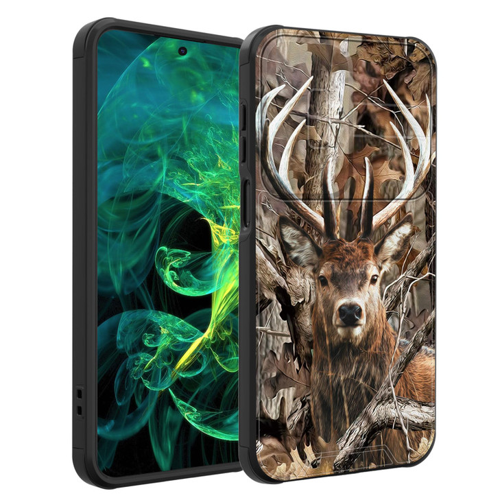 smauncucn for Galaxy A16 5G Case with Slide Camera CoverHeavy Duty Dual Layer Hybrid Shock Proof Protective Rugged Bumpe