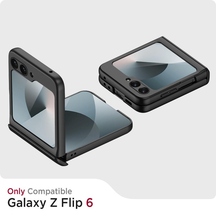 Miimall for Samsung Galaxy Z Flip 7 FEZFlip 6 Case Builtin Screen Protector Hinge Protection Wireless Charging Heavy Dut