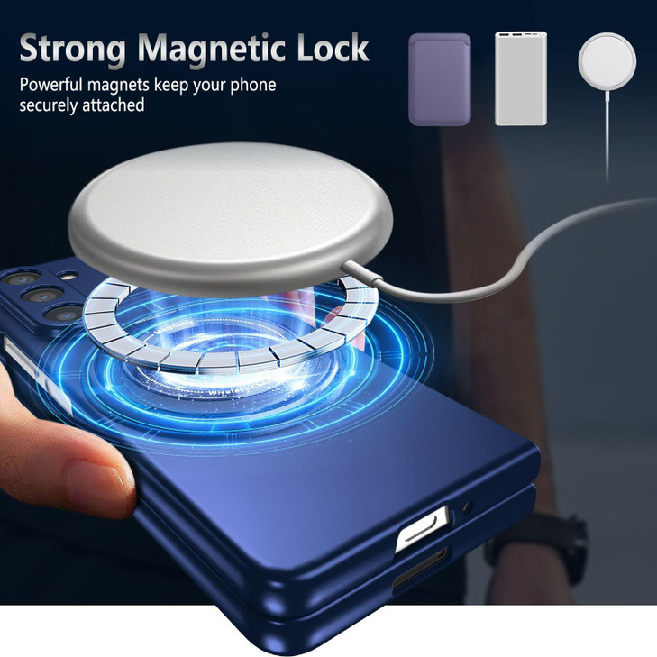 YQODSZ Magnetic Case for Samsung Galaxy Z Fold 6 Compatible with MagSafe 360Rotating Magnetic Ring Kickstand Z Fold 6 5g