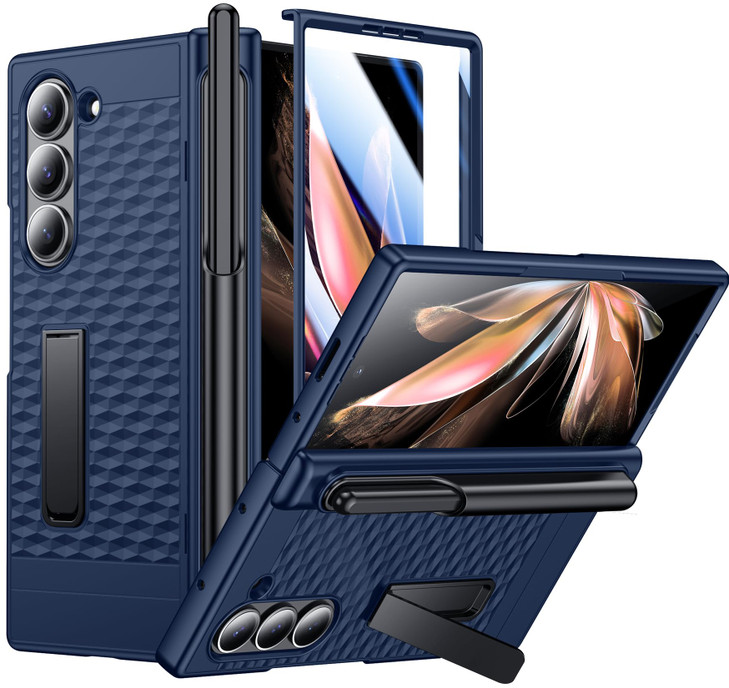 SPIDERCASE Designed for Samsung Galaxy Z Fold 6 Case with S Pen HolderBuiltin Screen Protector Hinge Protection Soft Pro