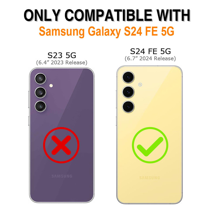 MOWIME Compatible with Samsung Galaxy S24 FE Case Cheetah Print Shockproof Soft TPU Anti Scratch Protective Case for Wom