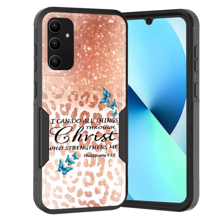 KJFHDJFDH for Galaxy S24 FE CaseDual Layer Hybrid Heavy Duty Rugged Shockproof Hard PC Soft Silicone Protective Case for