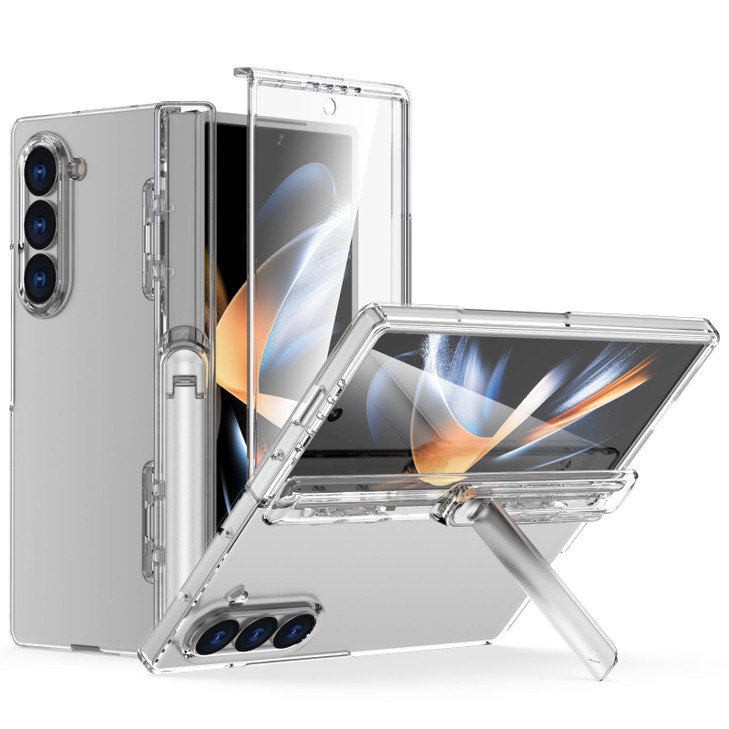 SQMCase Designed for Samsung Galaxy Z Fold 6 Case with Hinge Protection KickstandBuiltin Screen Protector 360 Degree Ful