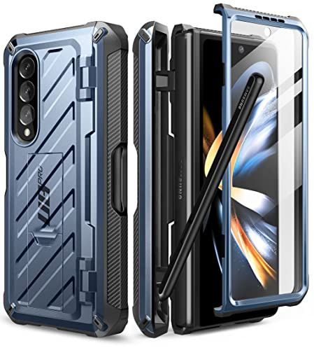 SUPCASE for Galaxy Z Fold 4 Case with S Pen Holder Unicorn Beetle Pro Builtin Screen Protector Stand MilitaryGrade Prote