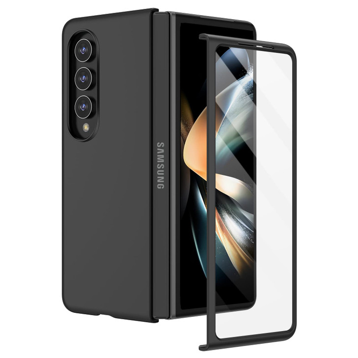 Ruky for Galaxy Z Fold 4 Case Full Body Cover with Builtin Screen Protector Hard PC UltraThin AntiScratches Shockproof P