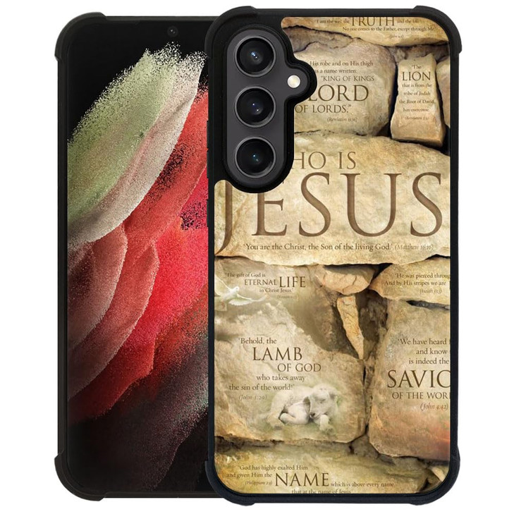 Goodsprout Compatible with Samsung Galaxy S24 S25 CaseChristian Faith Jesus Amazing Pattern Design Shockproof AntiScratc