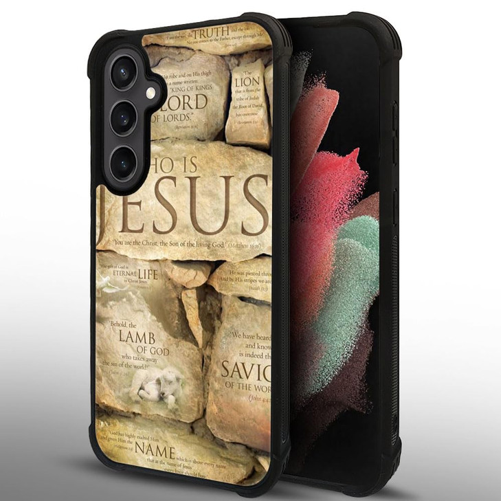 Goodsprout Compatible with Samsung Galaxy S24 S25 CaseChristian Faith Jesus Amazing Pattern Design Shockproof AntiScratc