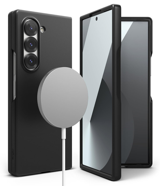 Ringke Slim Compatible with MagSafe Designed for Samsung Galaxy Z Fold 6 Case for Women and Men Solid Sleek Protective C