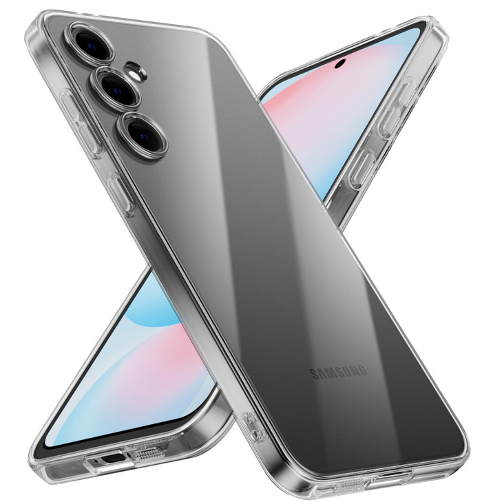 Xlevel for Samsung Galaxy S24 FE Case Clear Slim Fit UltraThin Super Soft TPU S24 FE Phone Cover Light Protective AntiSl