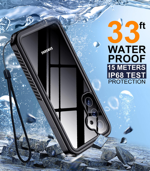 Temdan for Samsung Galaxy S24 FE Case Waterproof MilitaryGrade Drop Protection IP68 Underwater Full Body Heavy Duty Rugg