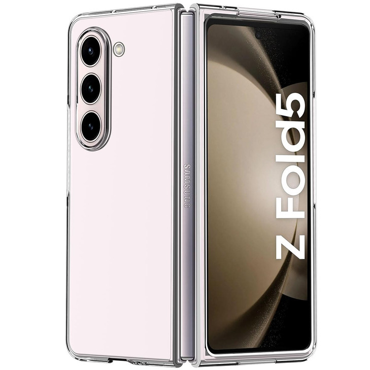 AICase for Samsung Galaxy Z Fold 5 Case Clear AntiYellow Slim Fit Transparent Hard PC Protective Phone Case for Samsung