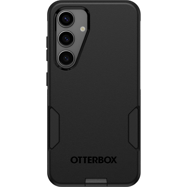 OtterBox Samsung Galaxy S24 Commuter Series Case Black Slim Tough PocketFriendly with Port Protection