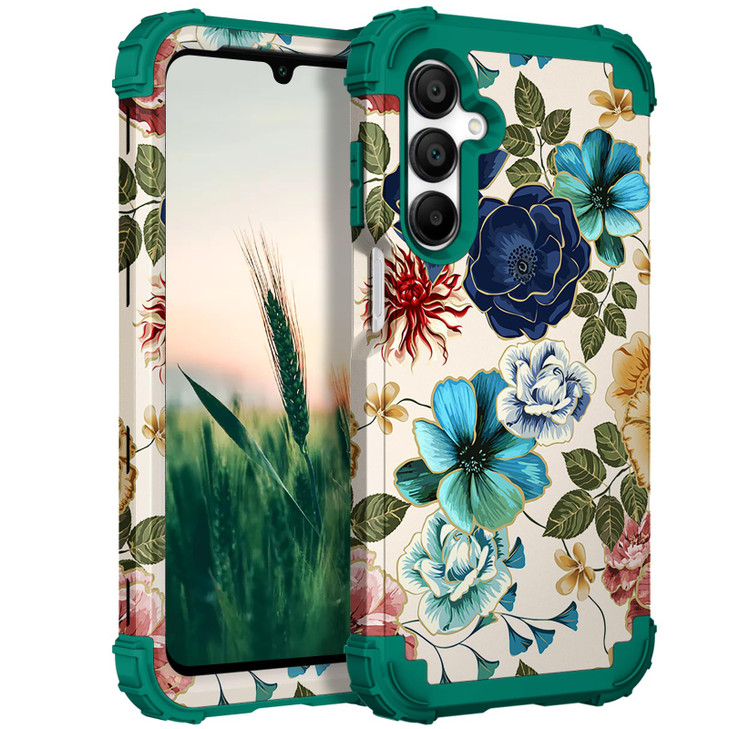 Hocase for Galaxy A16 5G Case Heavy Duty Shockproof Protection Soft Silicone Rubber BumperHard Plastic Hybrid Protective