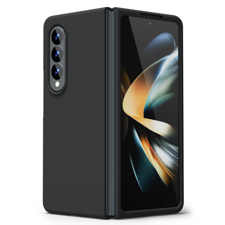 oakxco for Samsung Galaxy Z Fold 4 Phone Case Liquid Silicone Cute Thin Slim Soft Rubber TPU Plain Smooth Gel Cover for