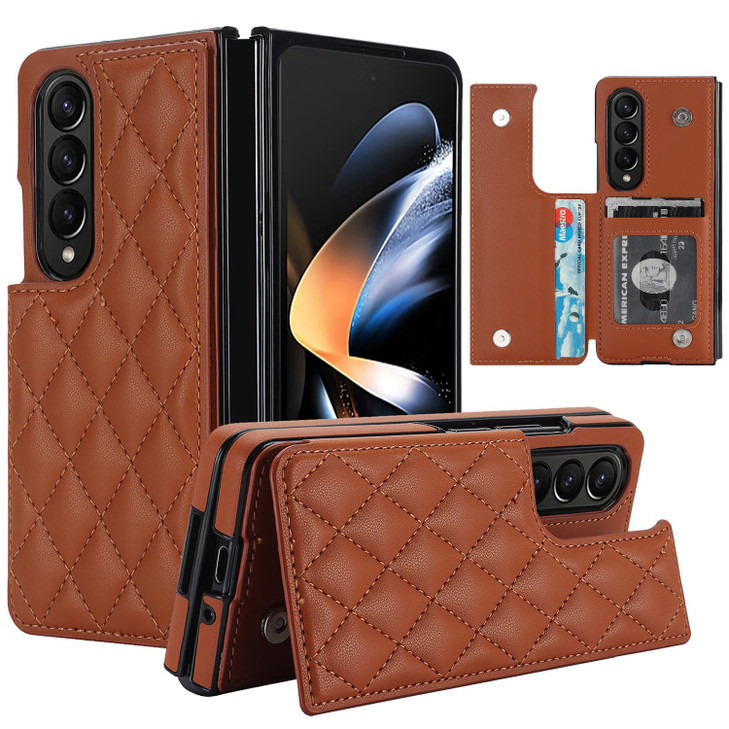 XIZYO for Samsung Galaxy Z Fold 3 Case for Z Fold 3 Wallet Case with Card Holder Slot Kickstand Cute Aesthetic Leather F