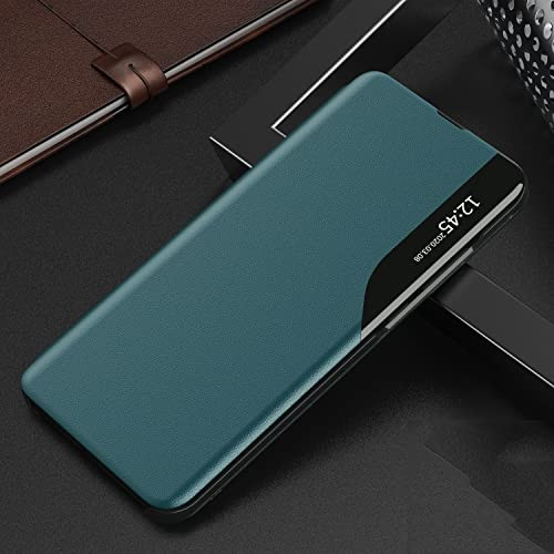 COTDINFOR Case for Samsung Galaxy A16 5G Galaxy A16 5G Case Clear View Leather with Kickstand Magnetic Flip Phone Case W