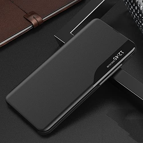 COTDINFOR Case for Samsung Galaxy A16 5G Galaxy A16 5G Case Clear View Leather with Kickstand Magnetic Flip Phone Case W