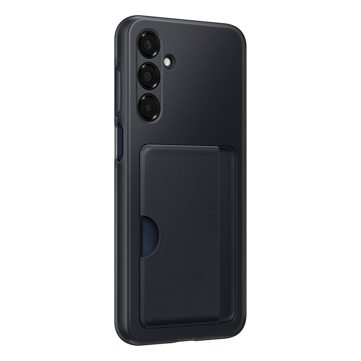Samsung Galaxy A16 5G Card Slot Phone Case Sleek Design Builtin Card Holder Protective Cover Black US Version EFOA166TBE