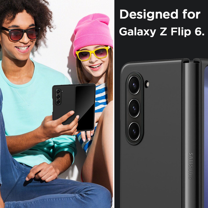 AICase for Samsung Galaxy Z Fold 6 Case Protective Slim Thin Fit Phone Case for Samsung Galaxy Z Fold 6 5G Black