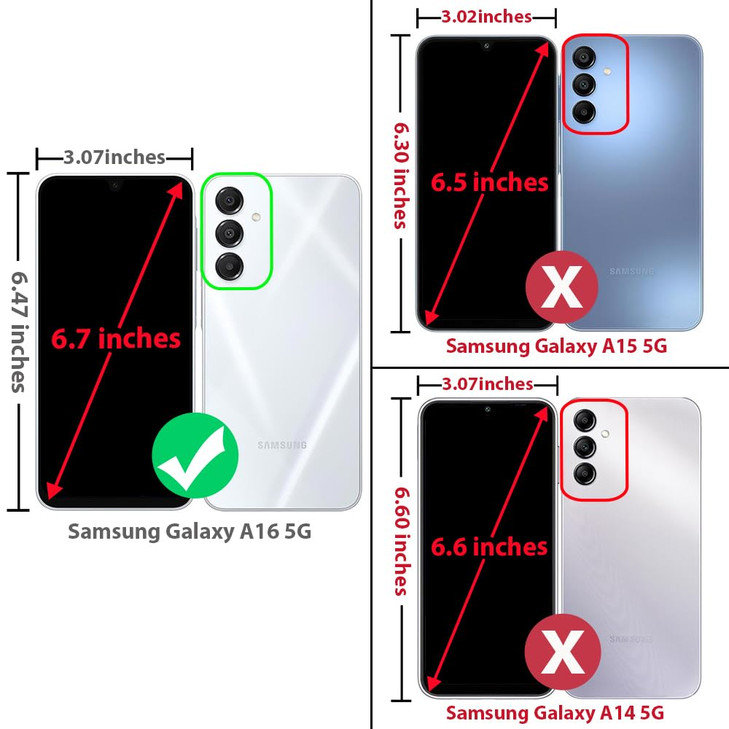 TJS Compatible with Samsung Galaxy A16 5G Case with Tempered Glass Screen Protector Metal Ring Magnetic Support Kickstan