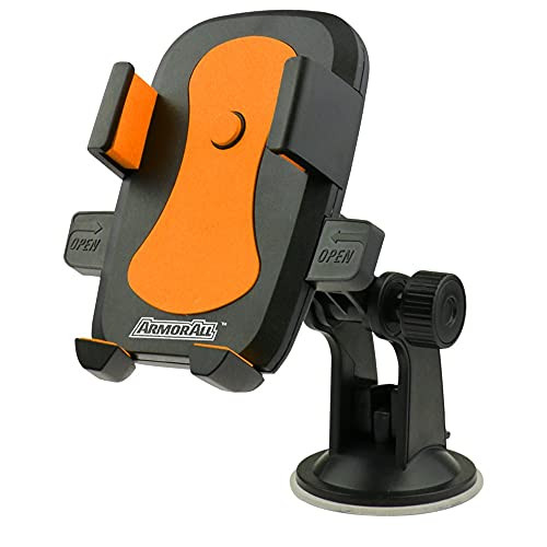 Armor All Phone Mount for Cars 3in1 Phone Holder Suction Dashboard Windshield Vent Mount 360 Rotation Fits iPhone Max An